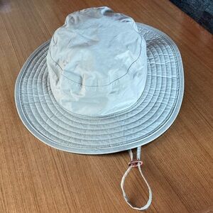 Light Khaki beige Outdoor Boonie Hat with Chin Strap